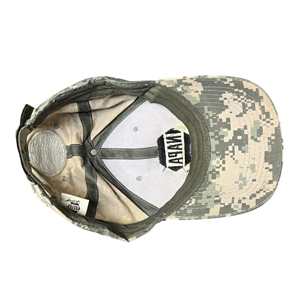 NAPA Racing Baseball Hat OSFM‎ Green Camo Digital Print Ron Capps Signature